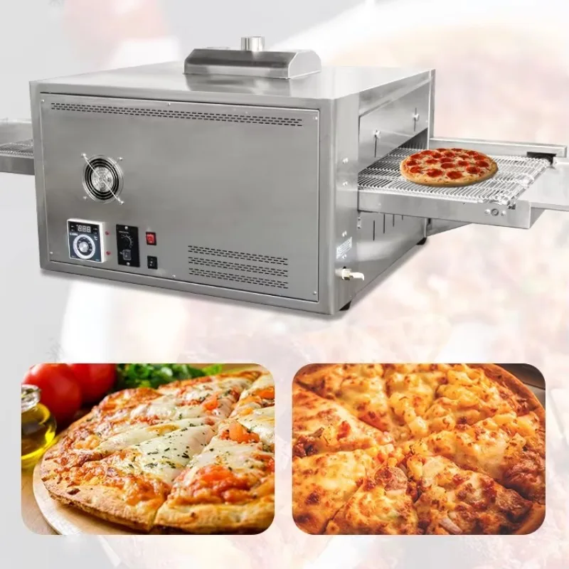 Pizza Conveyor Baking Oven Electric Bread Machine Pizza Production Line Manufacturer Conveyor Tunnel Oven