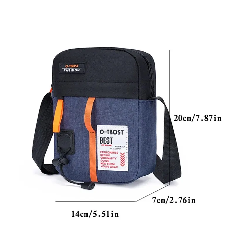 Men's Shoulder Bag 2024 New Casual Men's Bag Waterproof Outdoor Multi-Functional Crossbody Bag