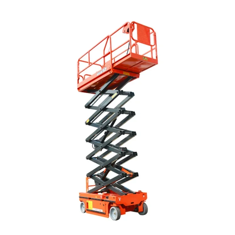 HITOP Brand 6m 8m 12m Lift Height Electric Mobile Hydraulic Scissor Lift