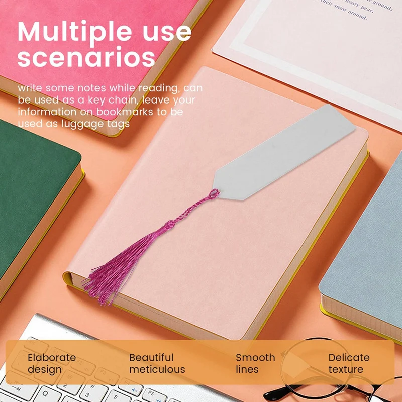 فارغة شفافة شرابة المرجعية مجموعة ، لتقوم بها بنفسك الاكريليك المرجعية ، ديكور حفلة دفتر الملاحظات ، 30 قطعة