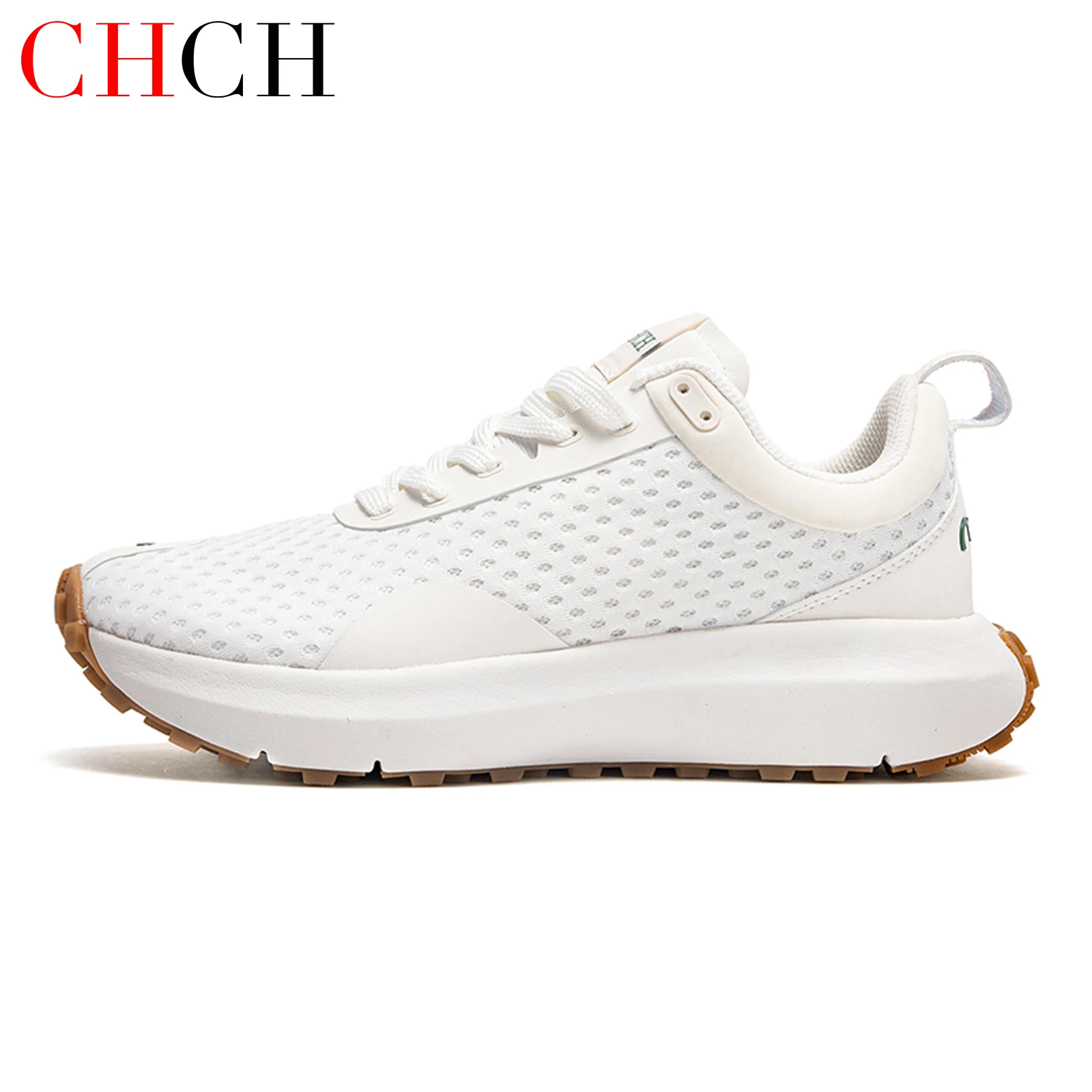 CHCH Women's Tennis Shoes 2026 Autumn New Beige Walking Shoes Comfortable Non slip Outdoor Sports Arch Support Couple Shoes