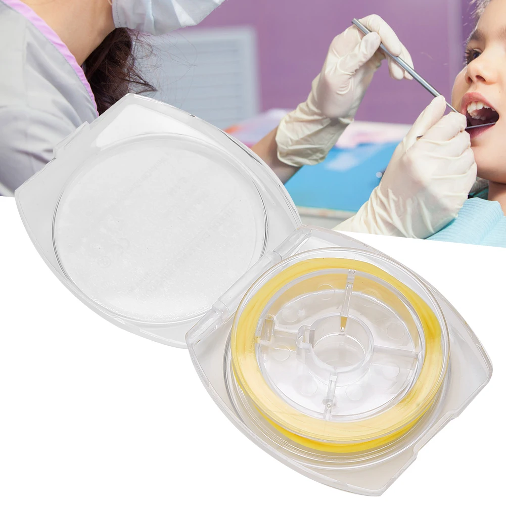 1 scatola diga di gomma dentale cavo stabilizzatore cunei medi morsetti fogli strumento di odontoiatria elastica accessori per il trattamento dentale