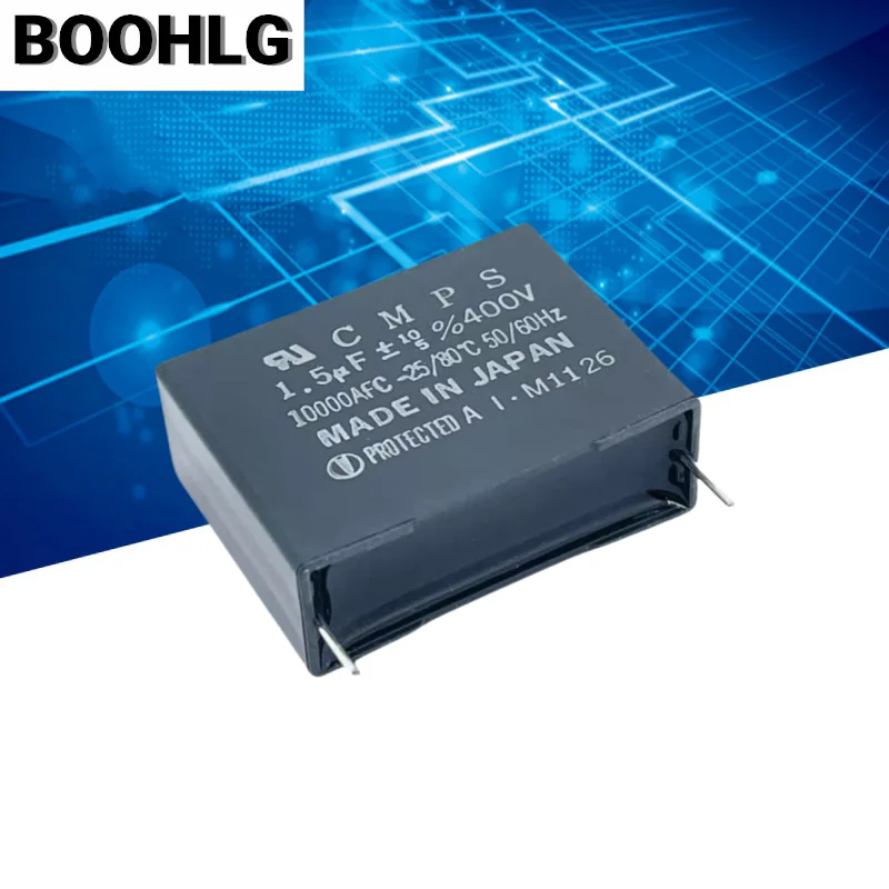 5 Buah 1.5UF 400V AC Konverter Frekuensi Motor Kipas Mulai Kapasitor