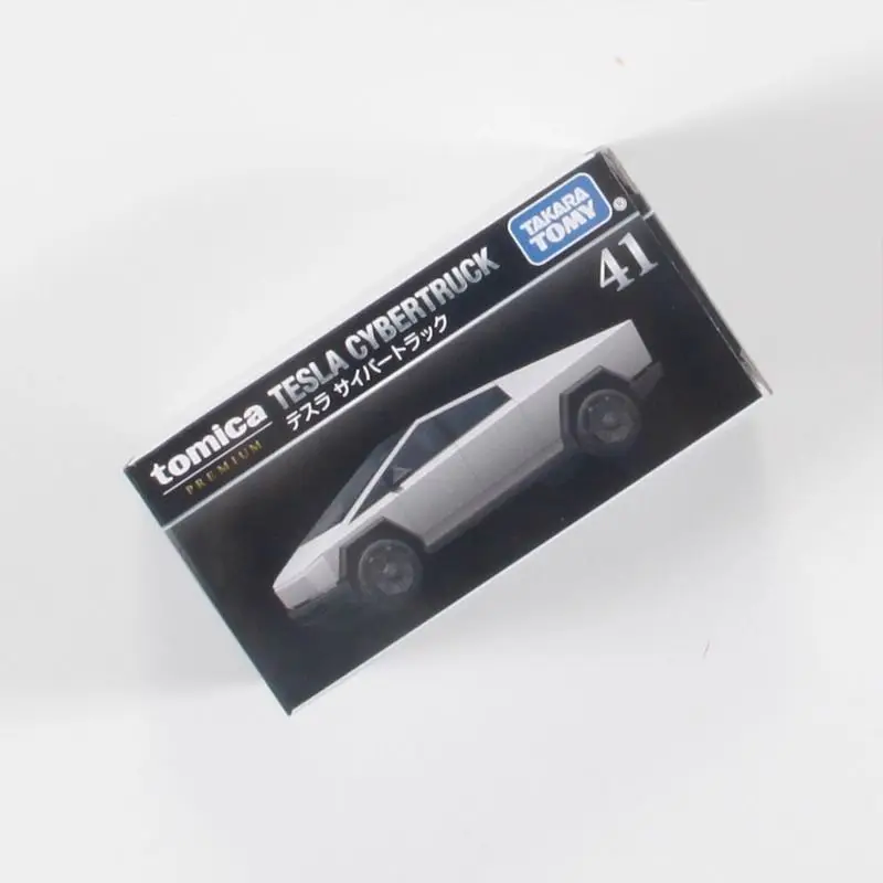 TAKARA TOMY Tomica TP41 Tesla Cybertruck Premium Alloy Die-Casting Metal Model Toy Motor Vehicle Collection Gift for Boys