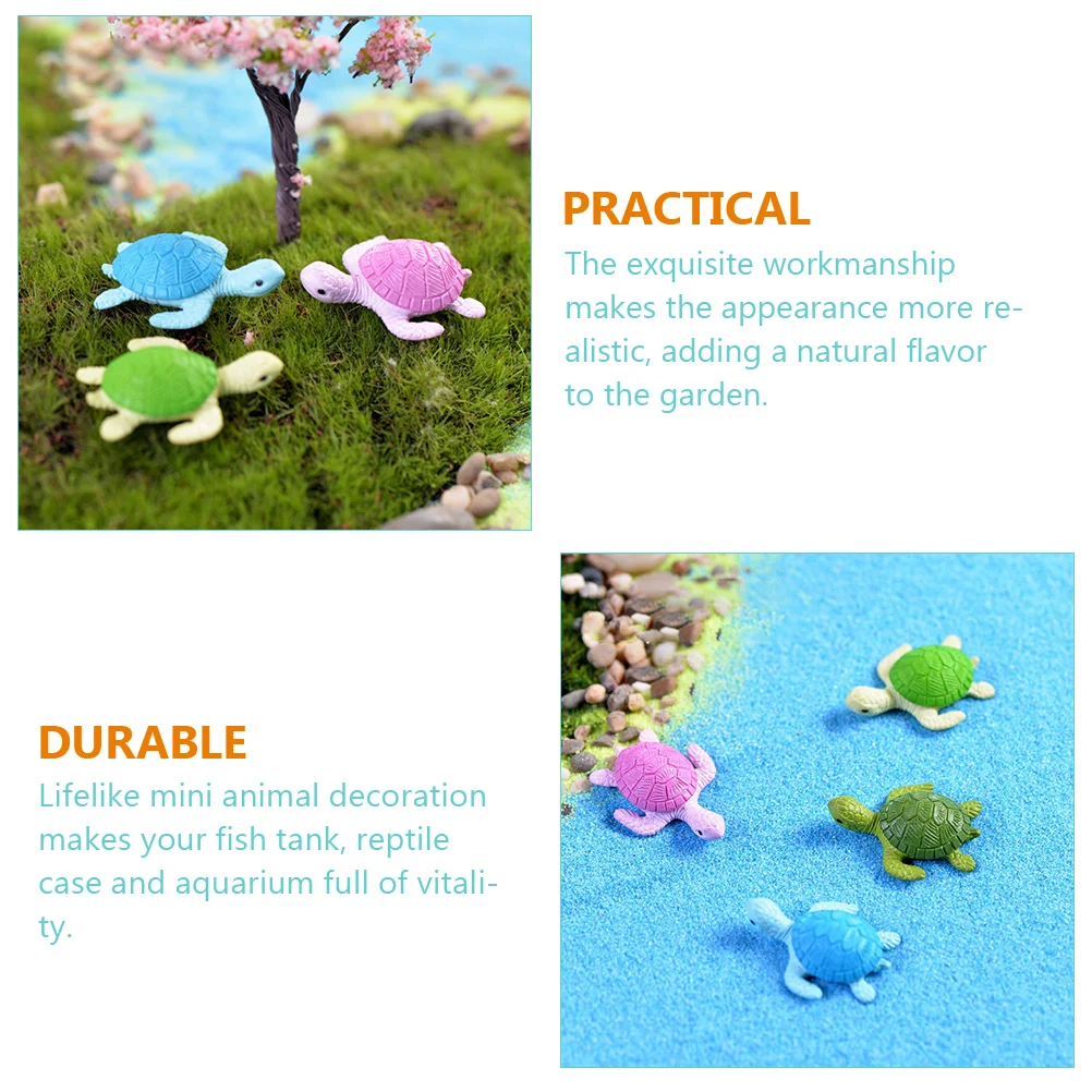 

20pcs Statue For Mini Resin Aquarium Ornament Fish Tank Decor Desktop Garden Statues Micro Landscape Bonsai Figurines Miniature
