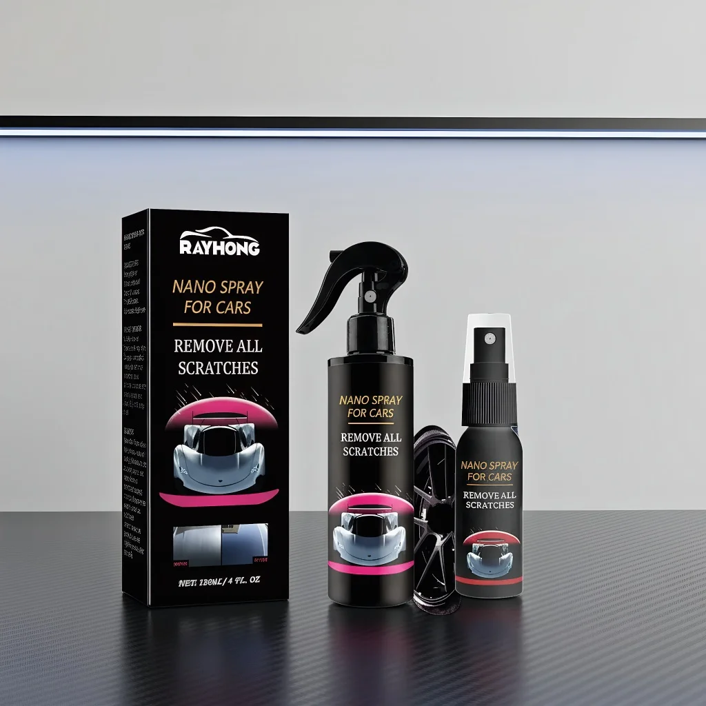 Agente de Recubrimiento para Autos Rayhong, Spray Líquido de Recubrimiento Nano Cristal, Protección de Pintura y Cera Impermeabilizante