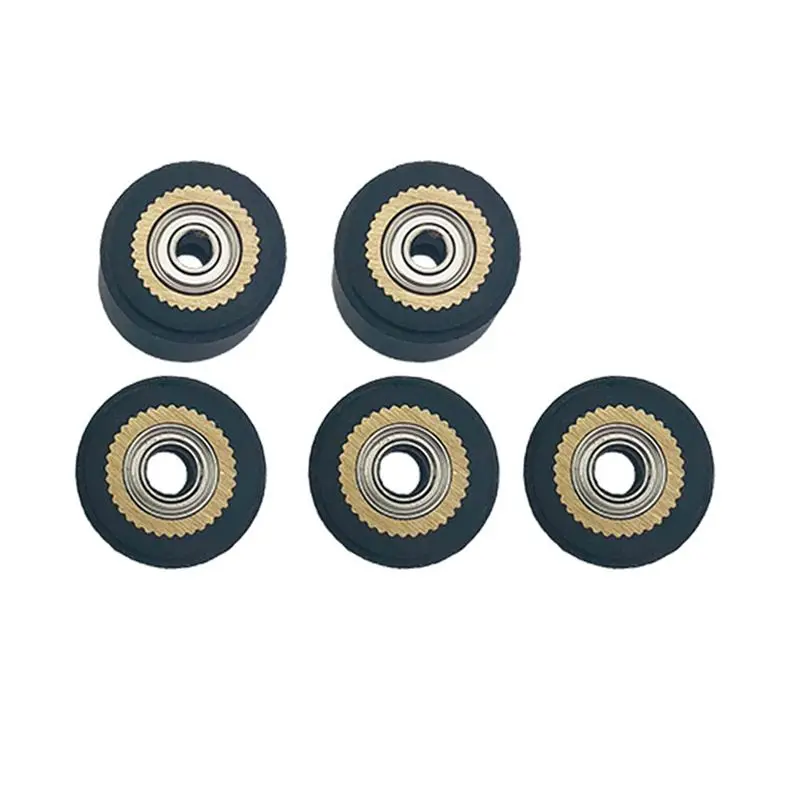 

AS94-5Pcs Feed Wheel Forengraving Machine Paper Feed Roller Plotter Cutter Pinch Roller 4X10x14mm Engraving Machine Accessories