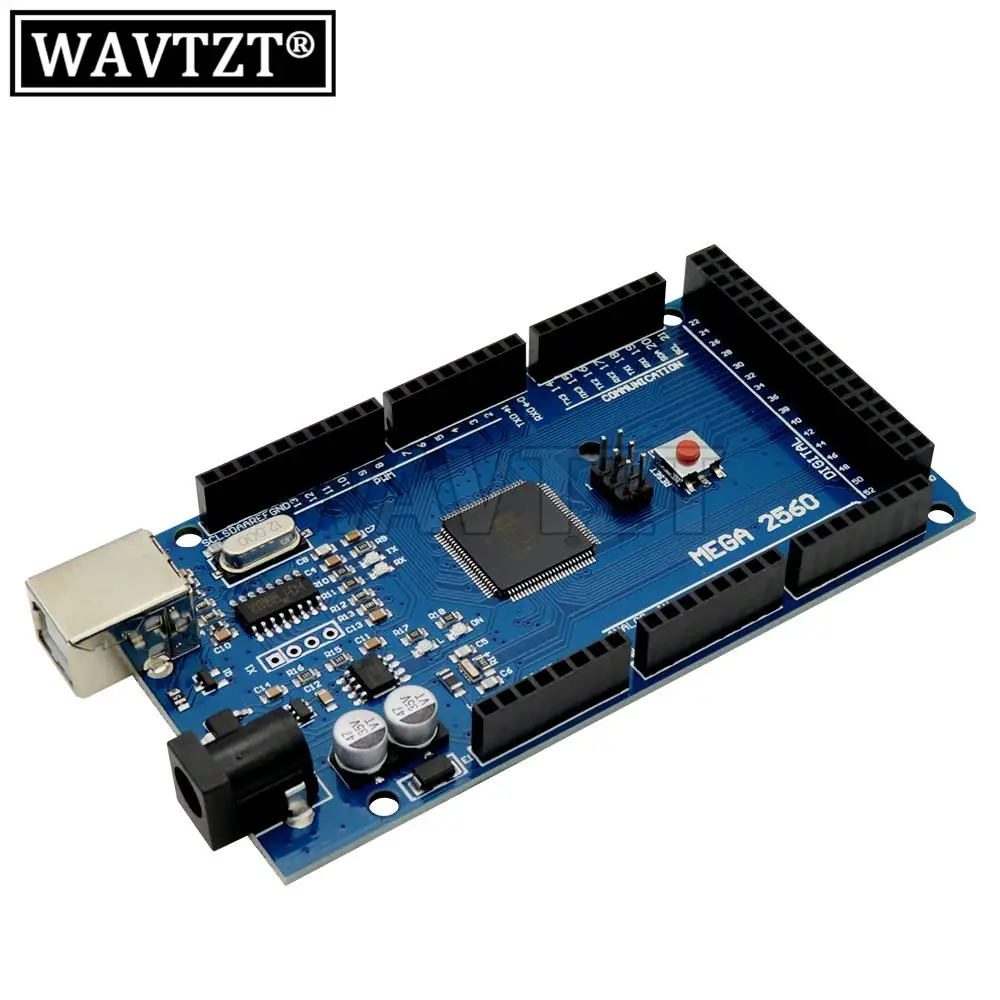 WAVTZT MEGA2560 MEGA 2560 R3 (ATmega2560-16AU CH340G) AVR USB board Development board MEGA2560 for arduino