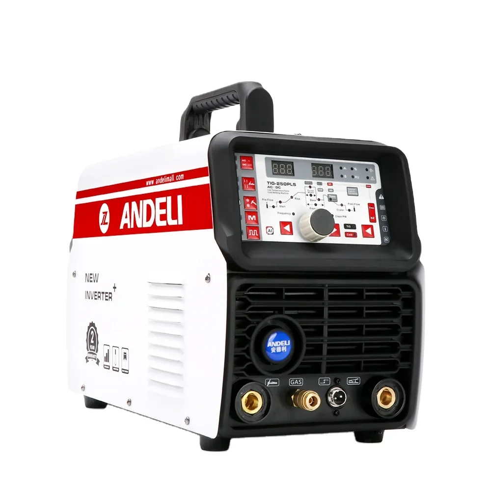 TIG-250PLS 220V/110V  AC DC 200A 110V 220V  HF Cold Welding/Pulse TIG Aluminium alloy Welded