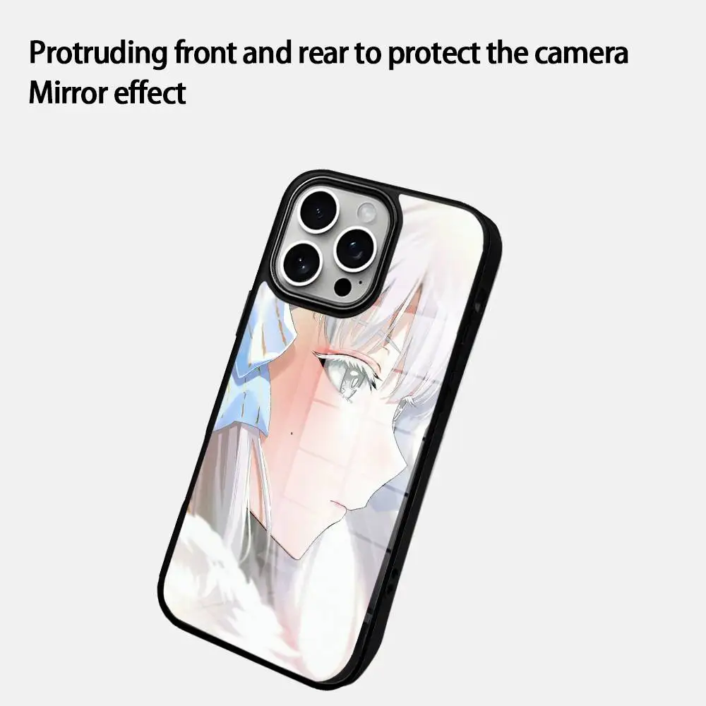 

Phone Case Glass Cover Phone Case For Iphone 16 15 14 12 11 13 Pro Max Mini Puls Attraction Jinhsi Cute CASE
