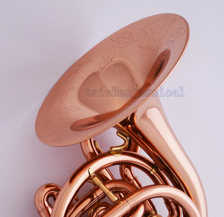 Performance Professional Rose Brass Bb Mini Performance Hand Engraving Bell With Case