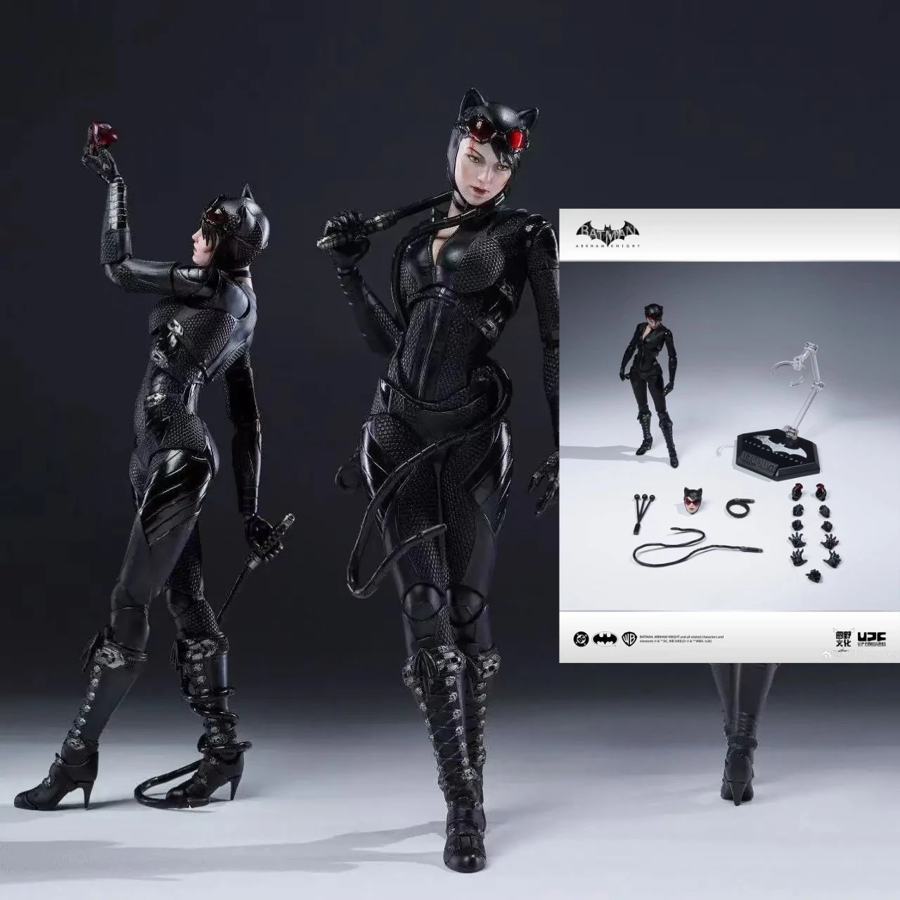 

New Yuanye Culture-Best Manufacturing Batman Arkham Knight Catwoman 1/12 Action Figure