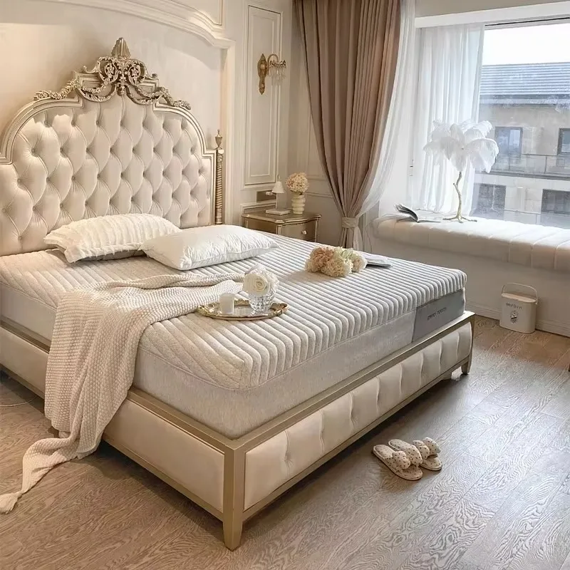 

Italian Princess Double Bed Bedrooms Comforter Storage Living Room Bed Frames King Size Headboards Camas De Dormitorio Furniture