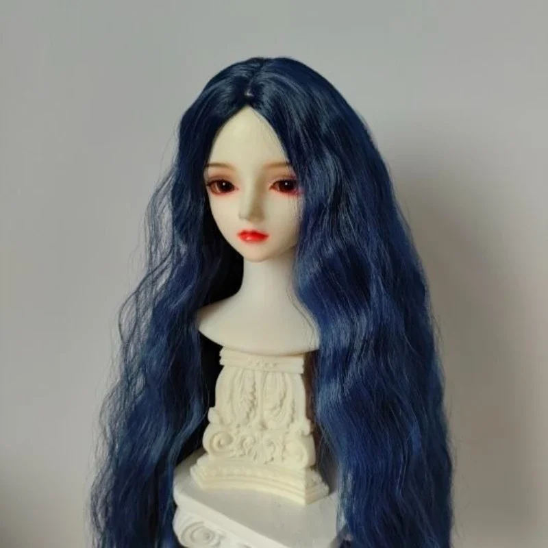 

1/3 1/4 1/6 1/8 Doll's Wig Fit To Male Female Bjd Doll Medium Split Long Curly Hair Girl Toys Dress Up Doll Accessories,no Doll