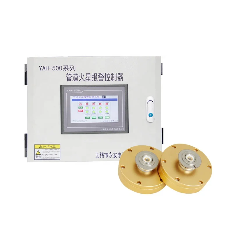 Pipeline Spark Detector Alarm Control System Automatic Spark Extinguishing Explosion Proof EX TD A21 IP65 T80 IP66 Protection