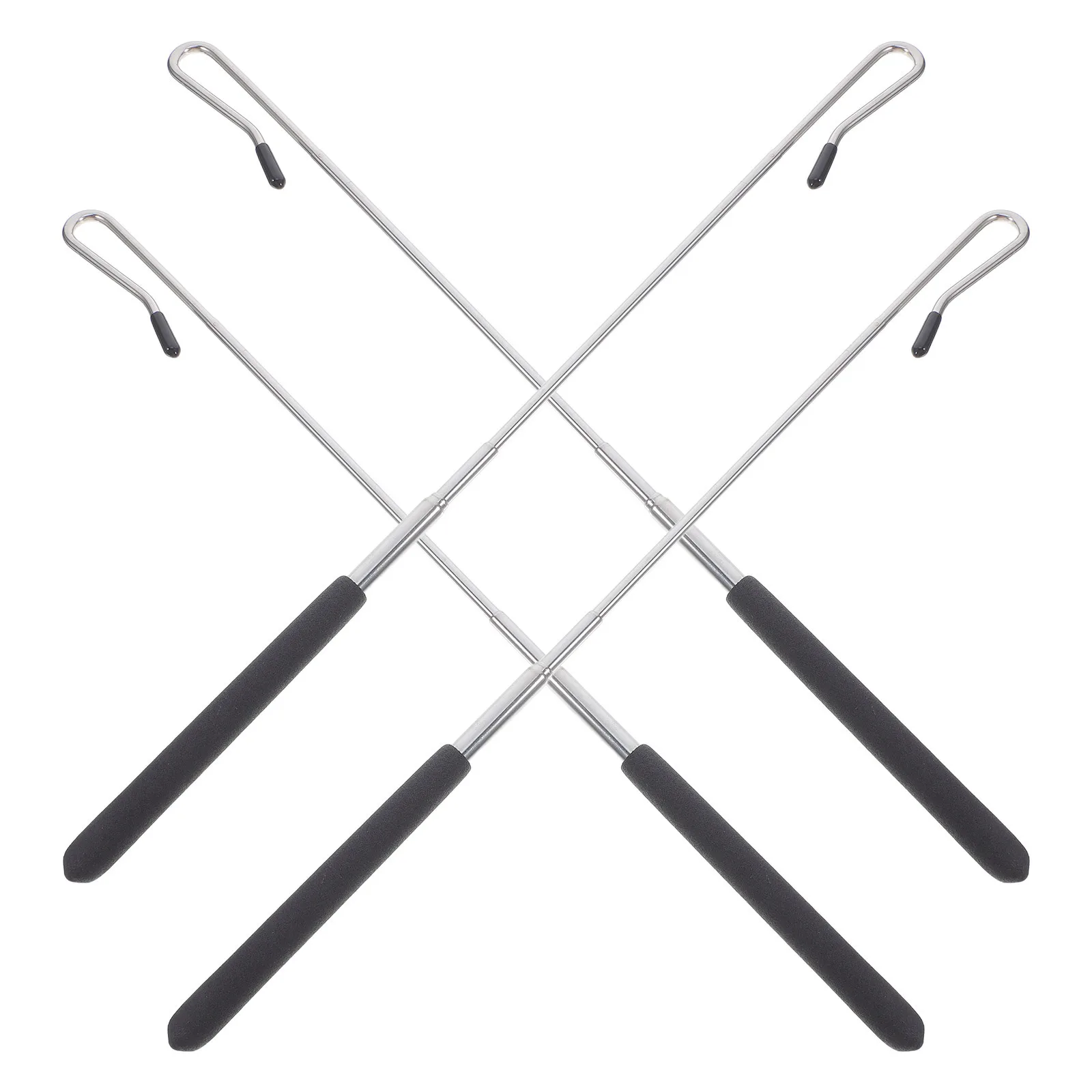 4 Stuks Verstelbare Marionet Controle Hand Staaf Uitschuifbare Metalen Arm Controle Sticks Voor Prestaties 20-55 Cm Marionet handgrepen