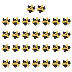 30Pcs Soft Golf Shoe Spikes Metal Thread Studs Replacement Fit for Golf Spike