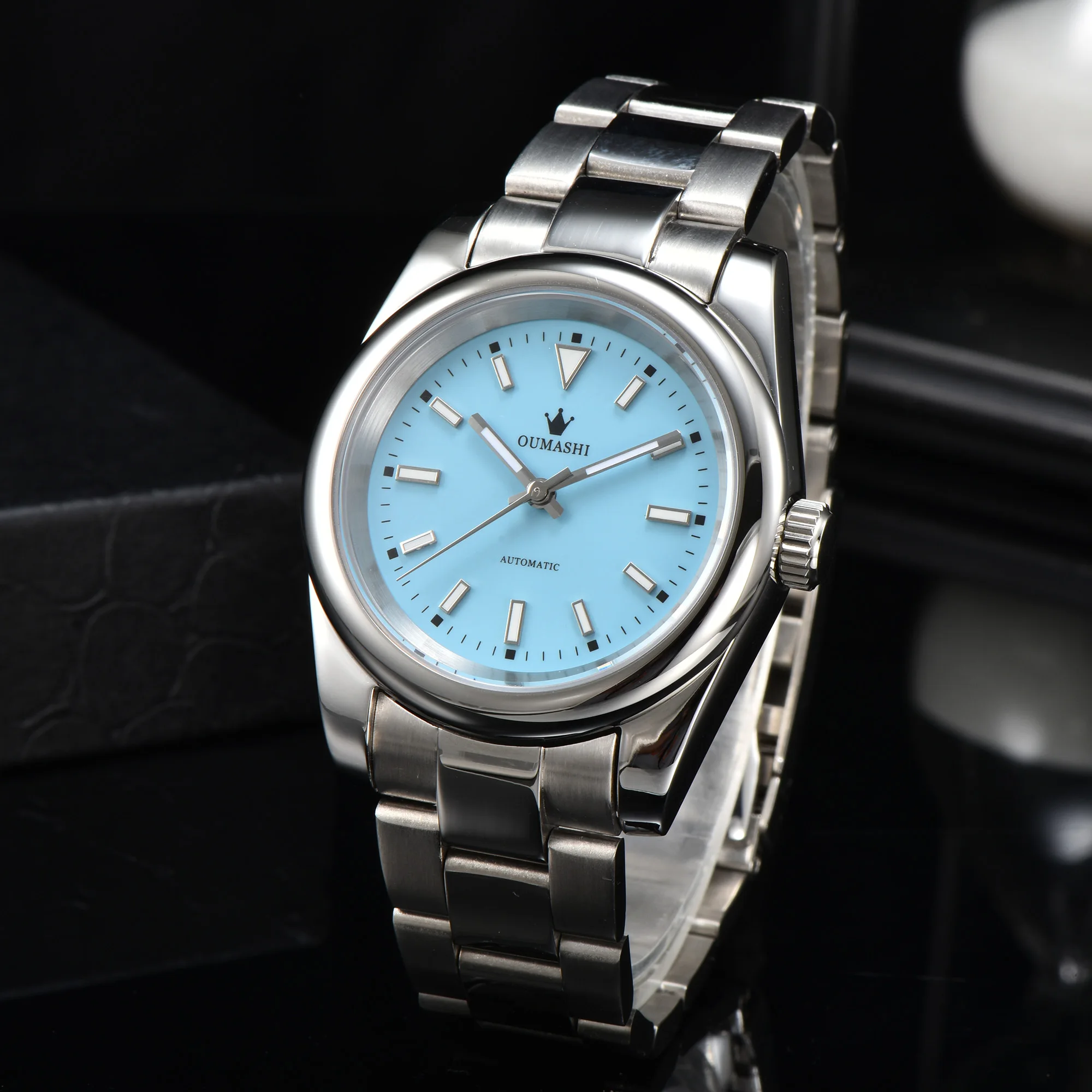 39mm/36mm10bar Waterproof Men's automatic mechanical watch NH series 35 movement Sapphire Glass 316L stainless steel custom logo