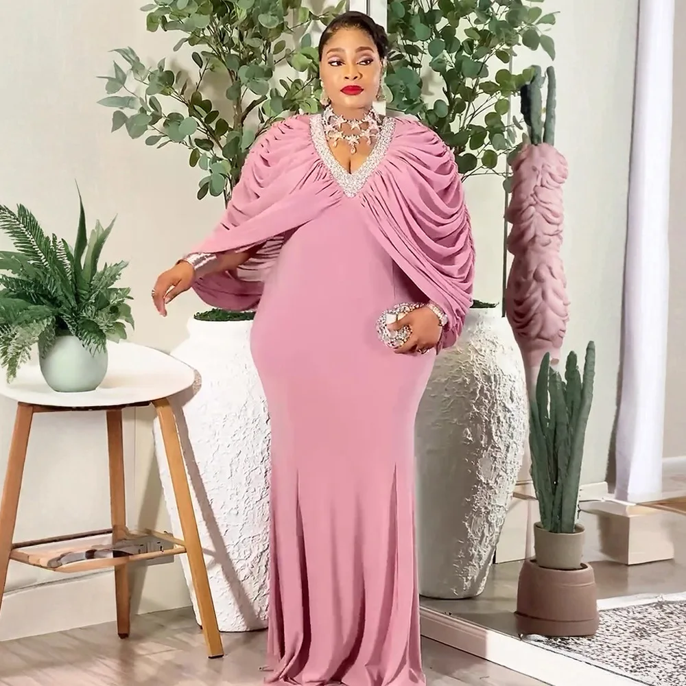 

Элегантные африканские платья для женщин больших размеров, вечерние наряды, длинные платья, дашики, анкара, платья с рукавами-крылышками, африканская одежда.