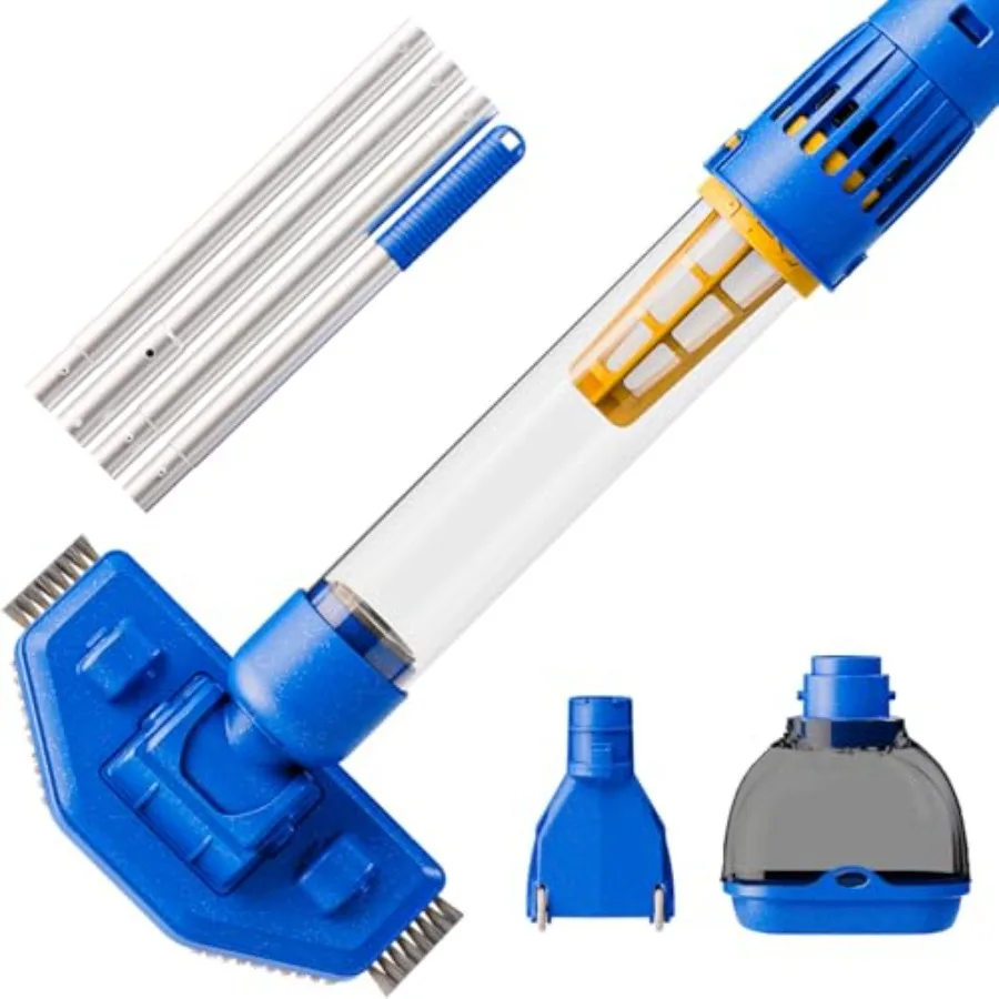 

Беспроводной пылесос для бассейнов с мощным всасыванием, перезаряжаемый ручной пылесос для наземных бассейнов, спа-бассейнов, гидромассажных ванн и прудов