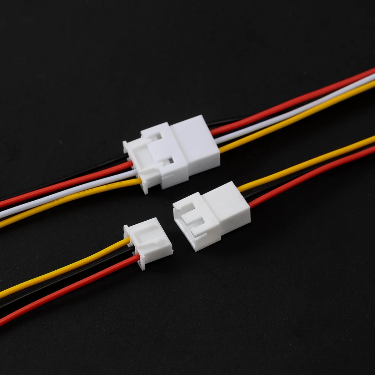 5Pair 26AWG Micro JST XH 2.54 2P 3P 4P 5P 6PIN Male Female Plug Connector With Wire Cables 200mm/100mm