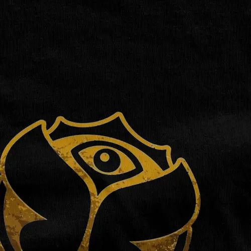 Imagen 2 del producto Camiseta TomorrowLand Festival de Música Electrónica 100 Camisetas de algodón Camiseta con Logo dorado para hombre Ropa de manga corta Y2K de playa