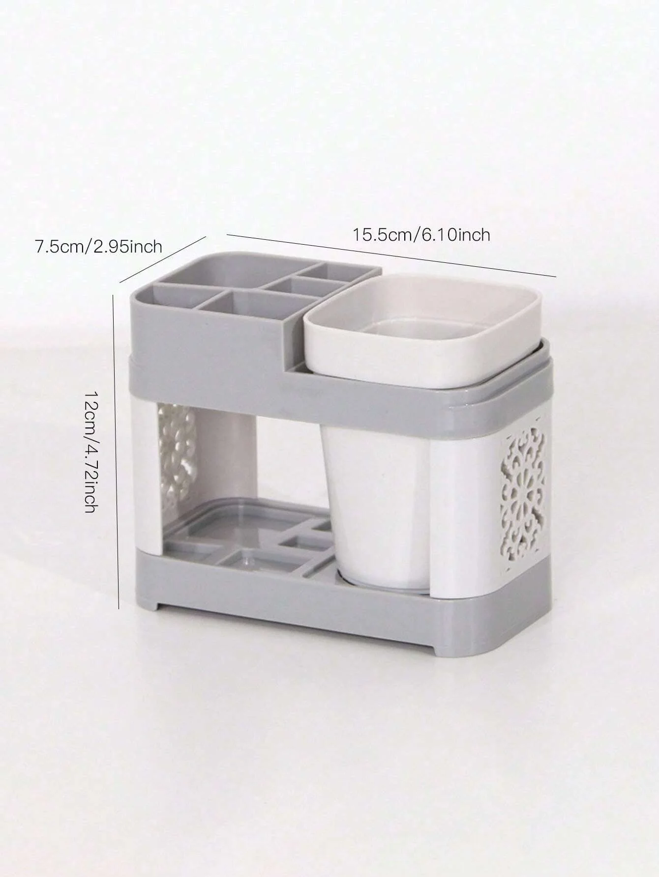 Toothbrush Holder With Gargle Cups Set, Creative Couple Home Bathroom Toothbrush Rack Cup Holder