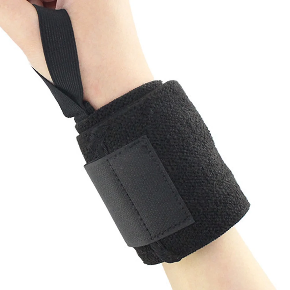 

2Pcs Wrist Support Bands Elastic Sweat-Absorbing Sports Bracers Non-Slip Wrist Wraps for Weightlifting Fitness Gym