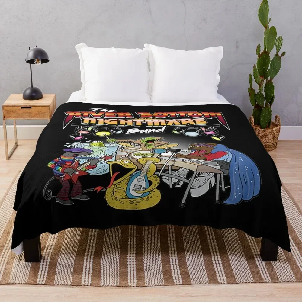 

River Bottom Nightmare Band 5 Throw Blanket manga Designers Giant Sofa Hair Blankets