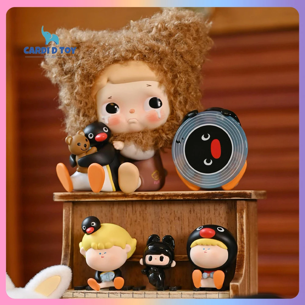 

New Genuine Pingu Mystery Box Pingu Anime Figures Ornament Gift Toy Trendy Play 45th Anniversary Warm Adventure Series Blind Box