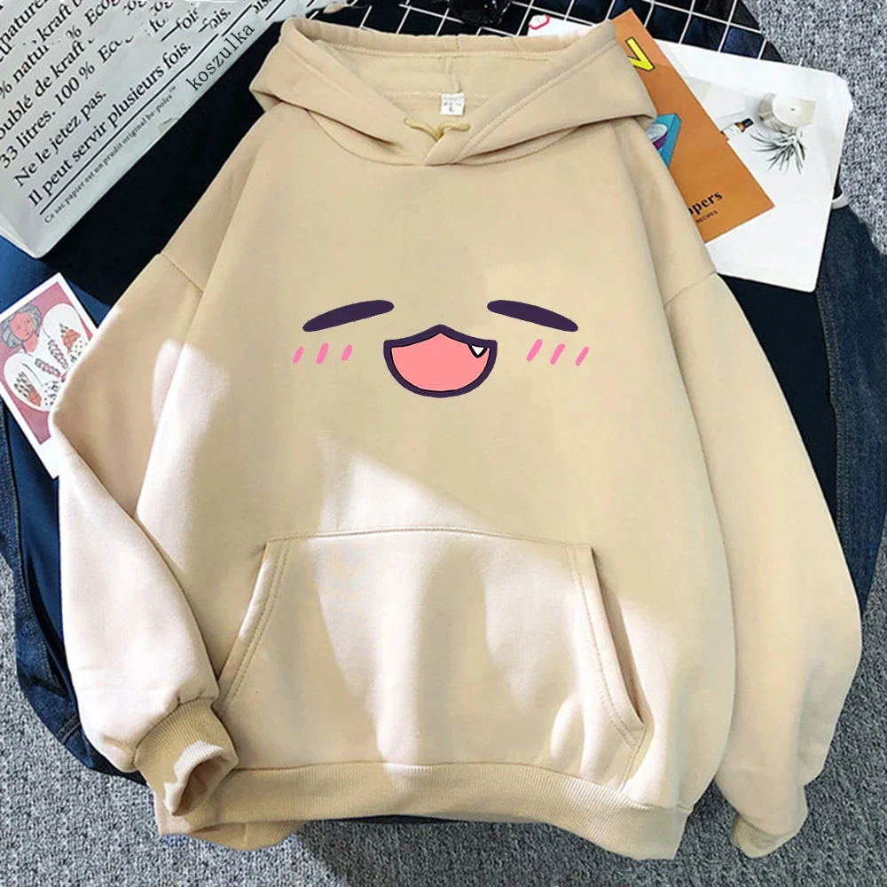 Tako Takodachi Face Hoodie Anime Hololive Hoodies Winter Women Spring/Autumn Tops Unisex Sweatshirt Vintage Harajuku Sudaderas