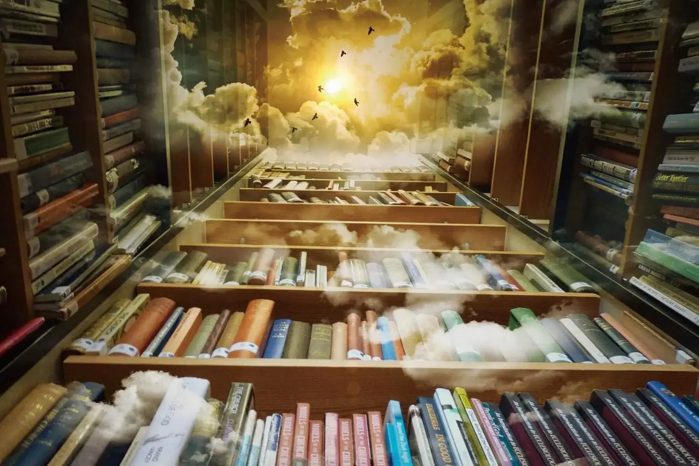 

Adult Sky Library Jigsaw Puzzle 1000/500/300/120 Pieces Stress Relief Entertainment Toys Cartoon Wooden Puzzles Christmas Gifts