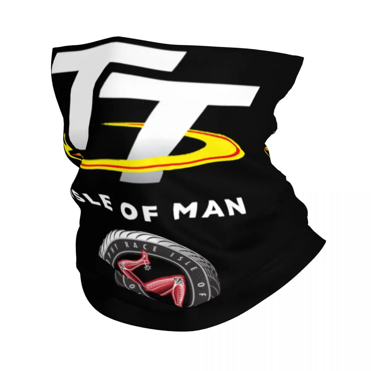 2023 Isle Of Man TT Races Bandana Neck Gaiter Outfits Motorcycle Racing Mask Scarf Multi-use Face Mask