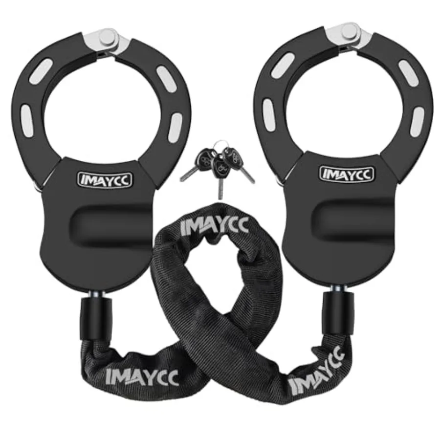 

Scooter Locks Anti Theft Bike Chain Lock with Key for Electric Scooter Security Compatible with Segway and Ninebot Durable Bicy