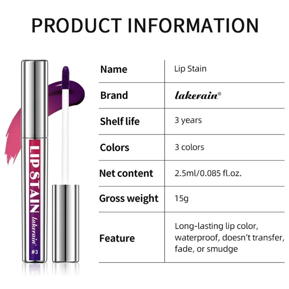 필 오프 립 스테인 롱래스팅 립 잉크 방수 논스틱 컵 내추럴 립 스테인 여성용 매트 립 틴트 립스틱 화장품
