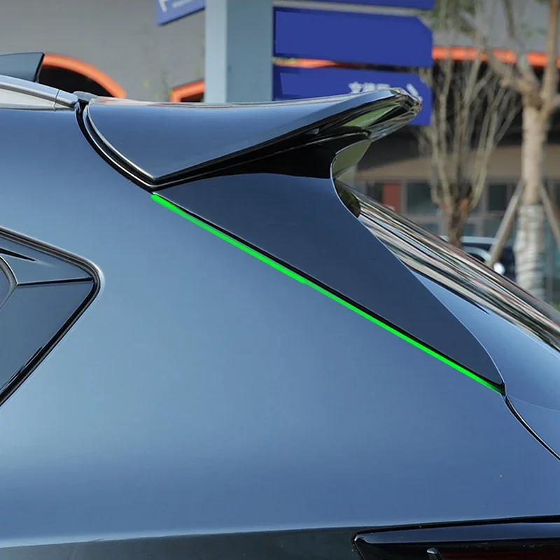 For Mazda CX-5 CX5 2017-2025 Glossy Black Rear Window Side Wing Winglet Triangle Spoiler Cover Trim Car Styling view 4