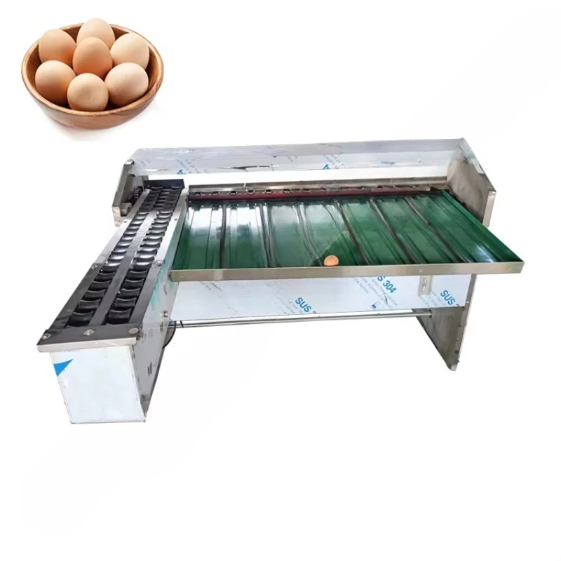 معايير الدرجات المخصصة الفولاذ المقاوم للصدأ آلة تصنيف وزن البيض 5-7 مستوى آلة فرز البيض المزرعة الدجاج #6