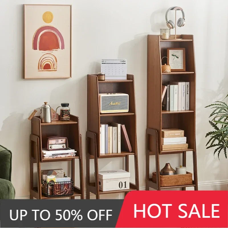 

Desk Library Mobile Shelves Bookcases Kids Rack Plant Small Mid Century Bookcases Standing Buchregal Living Room Furniture Side