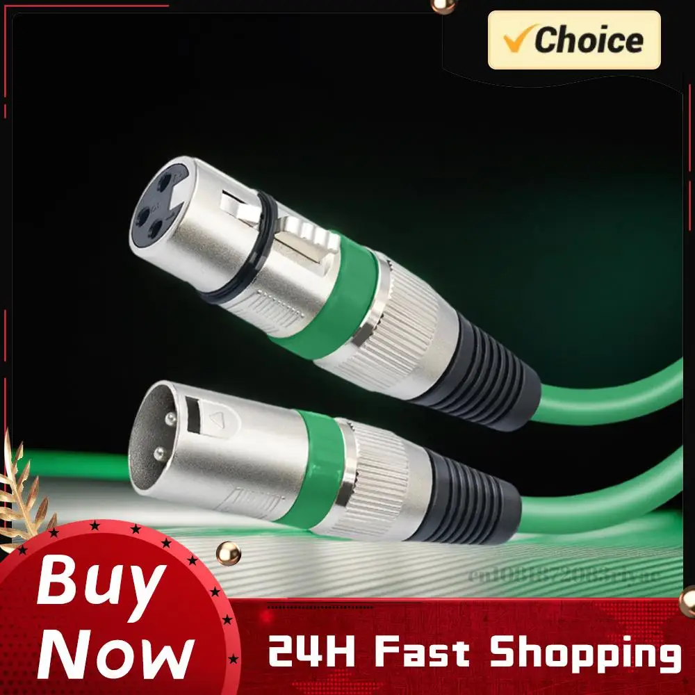 

6/10Pcs 3 Pins Balanced XLR Microphone Cable XLR Male To Female Microphone AUX Cord for Mic Mixer Recording Studio Podcast