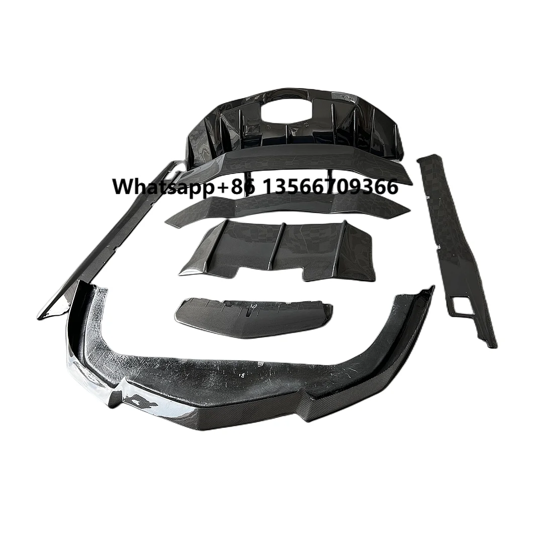 

BETTER High Quality Carbon Fiber Body Kit for lamborghini LP700 720 to DMC Style Front Lip Side Skirts Diffuser Spoiler Wing
