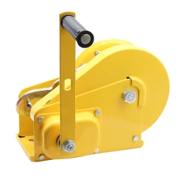Manual winch, bidirectional self-locking, hand operated winch, traction hoist, small household winch, crane, lifting crane