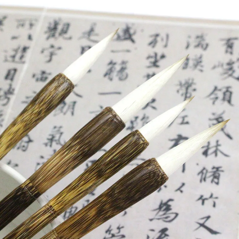 Multiple Hairs Calligraphy Writing Brush Set Chinese Traditional Calligraphy Brush Regular Script Brushes Landscape Painting Pen