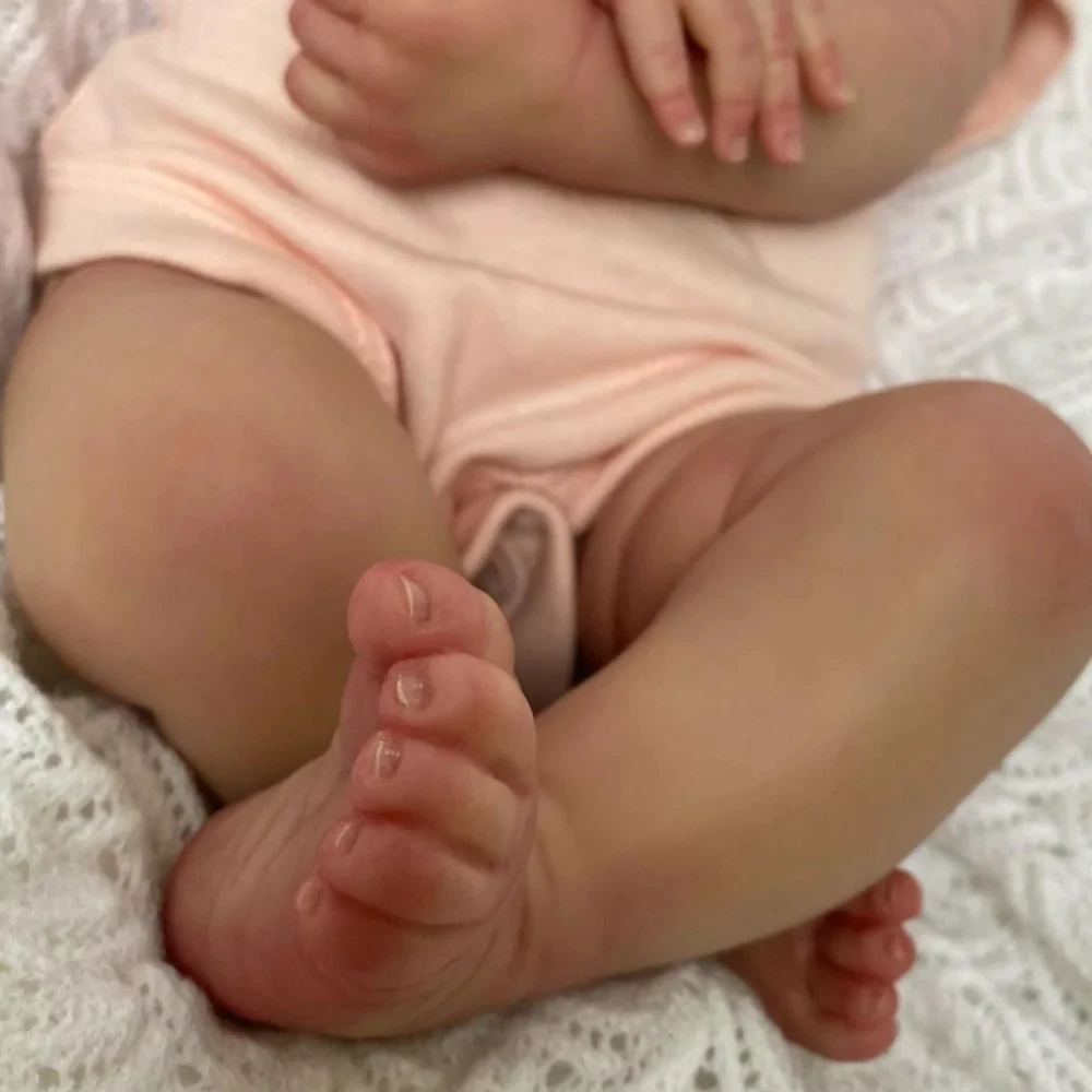 Lifereborn New Trends 17'' Finished Reborn Doll Meadow Full Silicone Vinyl Newborn Toy For Girls Child's Gifts