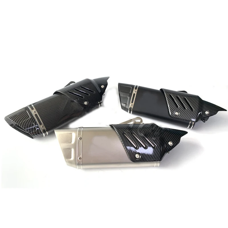

51mm Motorcycle Exhaust Muffler Escape Silencer AKR for KTM RC 125 250 390 for Ninja Z 400 250 Z900 ZX6R YAMAHA R6 R3
