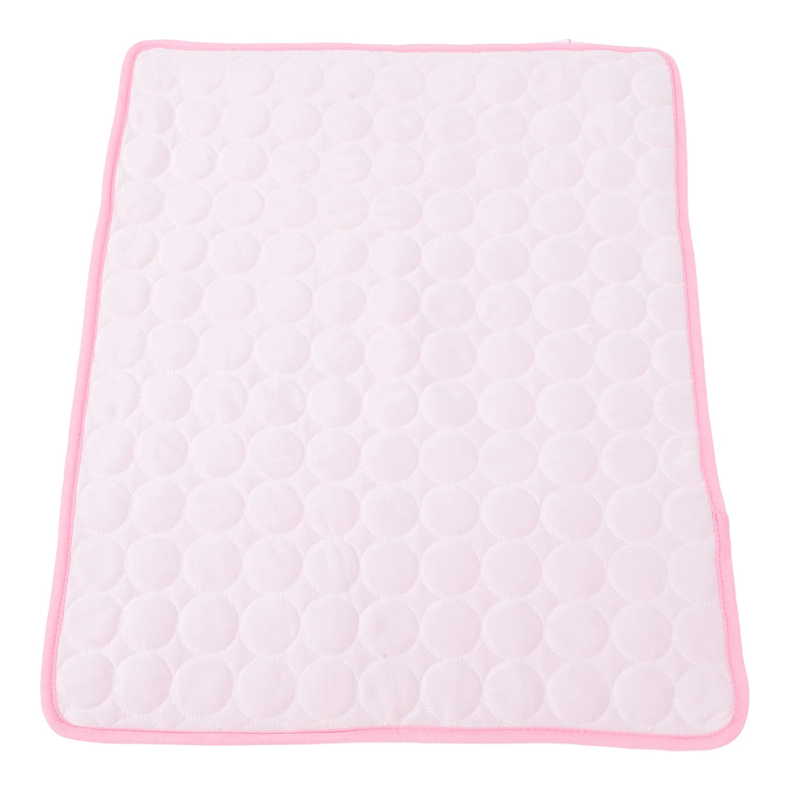 

Pet Summer Cooling Mat Pink Size Smooth Breathable Dog Cat Pad Cooling Bed Mat for Crate Kennel Sofa Pet Pad