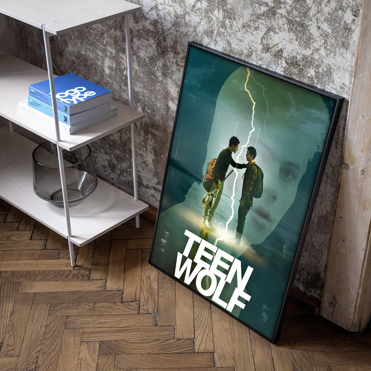 ملصقات الذئب في سن المراهقة للغرفة ، أفلام المسلسلات التلفزيونية الكلاسيكية في أوروبا وأمريكا ، لوحة قماشية لغرفة المعيشة ، فن الطباعة ، صور ديكور الحائط المنزلي #3