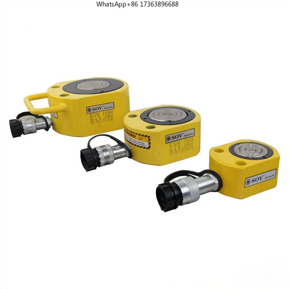 Low Profile Ultra-thin 5-200 Ton Hydraulic Jack Cylinder