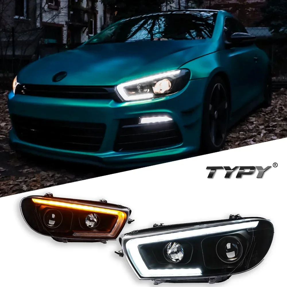 

Head Lamp For VW Scirocco Headlights 2009-2017 Upgrade Modified To New Dynamic Turn Signal LED Headlight Auto Accessories