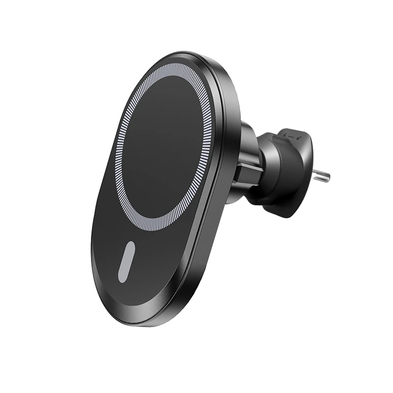 Bonola Car Magnetic Phone Holder 15W Fast Wireless Charging for iPhone 16/16 Pro Max Fuel Vehicle Air Vent Chargers Stand image 3