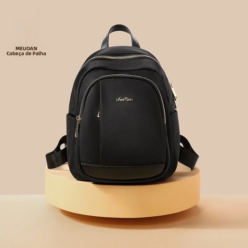 fashionable-casual-canvas-backpack-women's-travel-commuter-bag-simple-style-2023-new-model-double-shoulder-bag-for-travel
